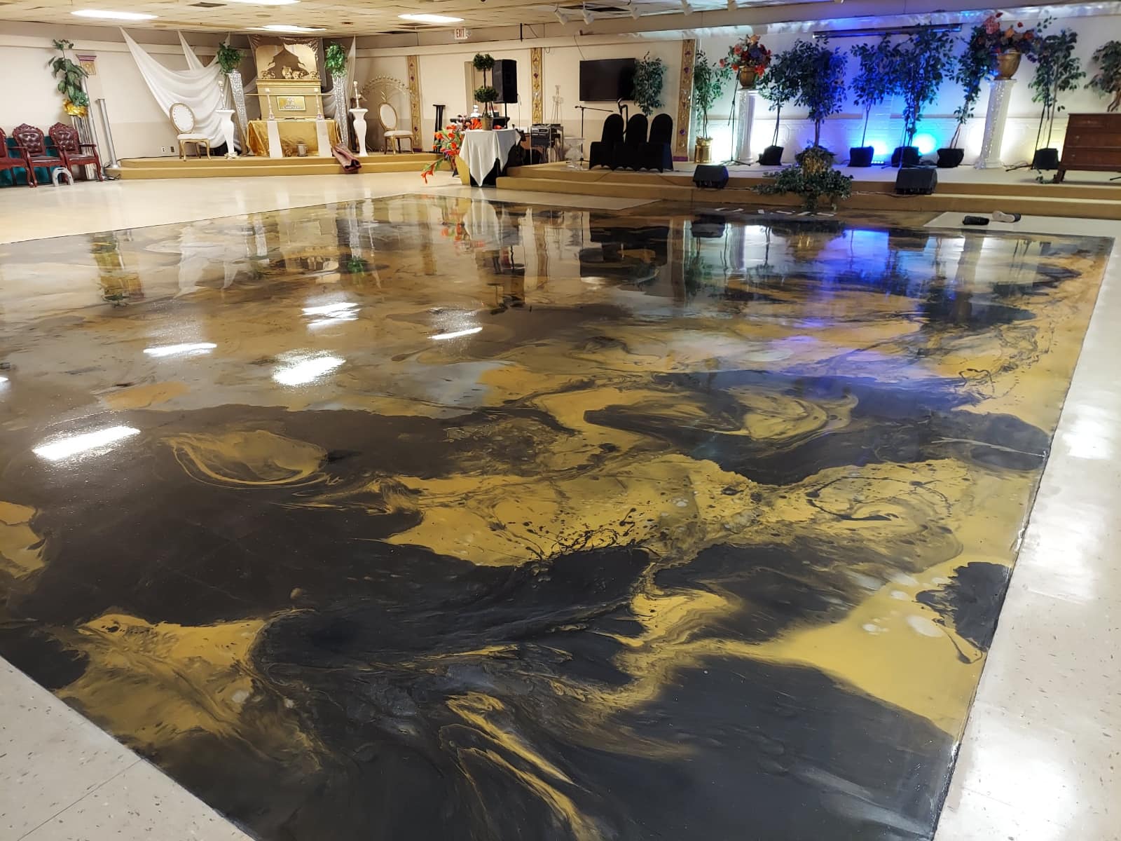 Final look of Commercial floor after repair